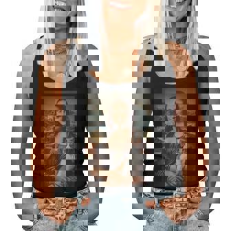 Jack Russel Mona Lisa Pittura Artistica Cane Mamma Papà Canotta da donna - Novitaregali