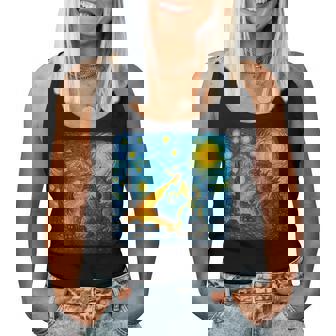 Japanese Monster Kaiju Starry Night Van Gogh Women Women Tank Top | Seseable CA