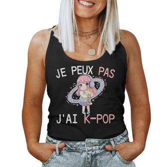 Je Peux Pas J'ai K-Pop Fan Kpop Musique Fille K Pop Débardeur pour femme - Cadeauxyz