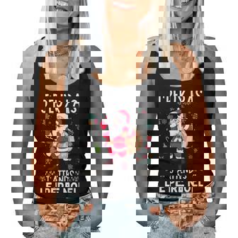 Joyeux Noel 2025 Humour J'peux Pas J'attends Le Père Noël Débardeur pour femme - Cadeauxyz