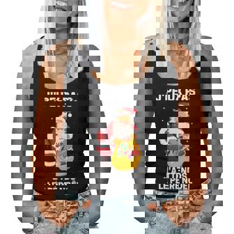 Joyeux Noël 2025 J'peux Pas J'attends Le Père Noël Débardeur pour femme - Cadeauxyz