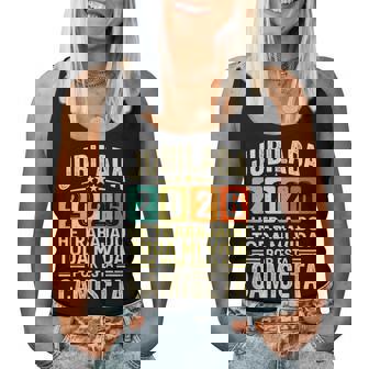 Jubilada Jubilación 2026 Leyendae Jubila Madre Camiseta sin mangas para mujer - Regaloses