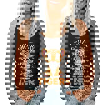 Just A Girl Who Loves Tigers Cute Tiger Animals Lover Women Tank Top | Seseable UK