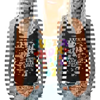 Just A Mom Who Is Tired Of Hearing 67 Six Seven Meme Women Tank Top | Seseable UK