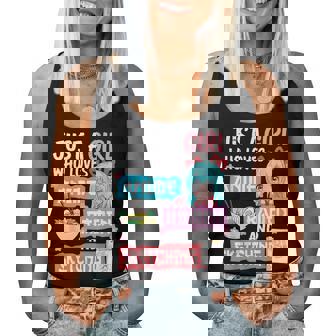 Kawaii Anime Just A Girl Who Loves Anime Ramen And Sketching Women Tank Top | Seseable CA