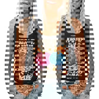 Keeper Of The Gender Fall Vibes Autumn Baby Shower Pumpkin Women Tank Top - Seseable
