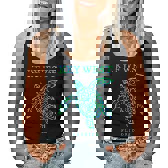 Key West Florida Souvenir Sea Turtle Boys Girls Toddler Women Tank Top - Thegiftio