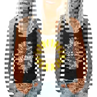 Be Kind Léopard Tournesol Be Kind Pour Débardeur pour femme - Cadeauxyz