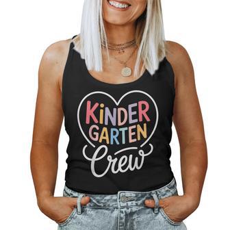 Kindergarten Crew Kinder Crew Teacher Boy Girl Women Tank Top - Thegiftio UK