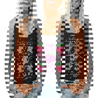 Kindergarten Is My Jam Strawberry Kindergarten Teacher Women Women Tank Top | Seseable FR