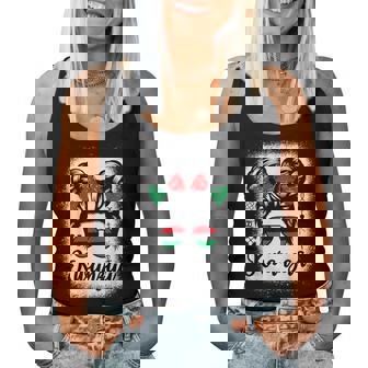 Kwanzaa Girls Messy Bun Kwanzaa Seven Principles Women Tank Top - Monsterry