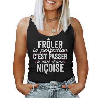 La Niçoise Parfaite Cadeau Humour Nice Débardeur pour femme - Cadeauxyz