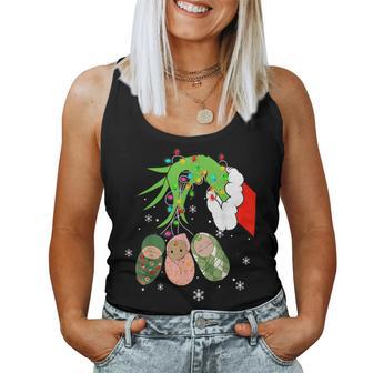 Labor And Delivery Nurse Christmas Lights Snowflake Holiday Women Tank Top | Seseable UK