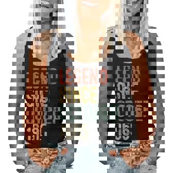 Legend October 1965 60Th Birthday 60 Year Old Women Tank Top | Seseable CA