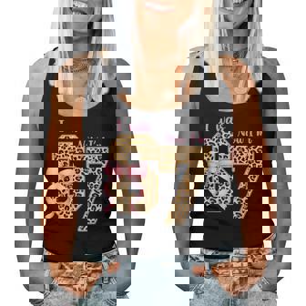 Leopard I Was 6 Now I'm 7 Birthday Girl Bday Party 67 Meme Women Tank Top | Seseable CA