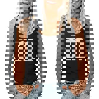 Letter M Group Halloween Team Easy Lazy Costume Women Tank Top | Seseable UK