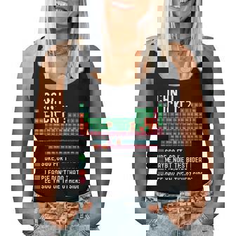 Can I Lick It Periodic Table Science Teacher Chemistry Women Tank Top - Thegiftio