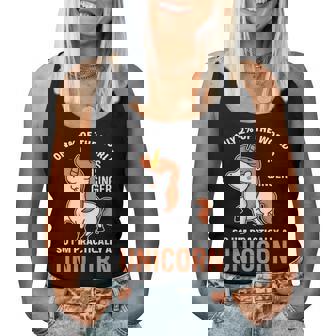 Licorne Roux Roux Amusante Cadeau Pour Et Fille Débardeur pour femme - Cadeauxyz