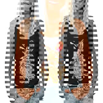 Lièvre Motif Rongeurs Animaux Domestiques Coloré Lapin Débardeur pour femme - Cadeauxyz