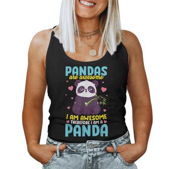 Los Divertidos Pandas Pandaon Impresionantes Por Lo Tanto Yooy Un Panda Camiseta sin mangas para mujer - Regaloses