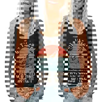 Get In Loser We're Doing God's Will Christian Bible Women Tank Top | Seseable UK