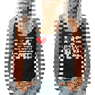 I Love My Beautiful Wife I Heart My Beautiful Wife Women Tank Top | Mazezy