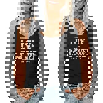 I Love When My Wife Lets Me Drink Bourbon Women Tank Top - Thegiftio