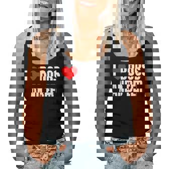 Lustiger Trucker Im Gag-Stilon I Heart Boobs And Beer Love Tank Top Frauen - Seseable