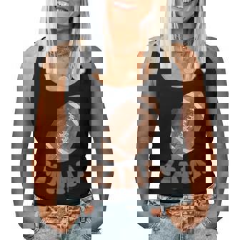 Mama Of The 1 Year Old Football 1St Year Down Birthday Party Women Tank Top | Seseable UK