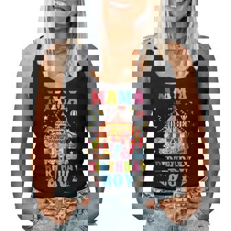 Mama Of The Birthday For Boy Circus Carnival Theme Party Women Tank Top - Thegiftio