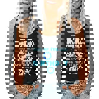 Mama Of The Boss Birthday Boy Baby Decor Family Matching Women Tank Top - Thegiftio