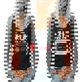 Mamá De 2 Niños Regalo Batería Baja Día De La Madre Cuello Camiseta sin mangas para mujer - Regaloses