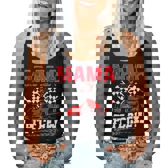 Mama Pit Crew Racing Family Race Car Birthday Boy Women Tank Top | Seseable UK