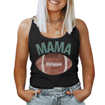 Mama Touchdown American Football Game Day Family Matching Women Tank Top | Mazezy