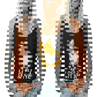 Mamma Corgi Talk To My Fluff Cane Mamma Cane Papà Canotta da donna - Novitaregali