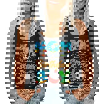 Mom Of The Birthday Boy Ofishally One Family Matching Party Women Tank Top | Seseable FR