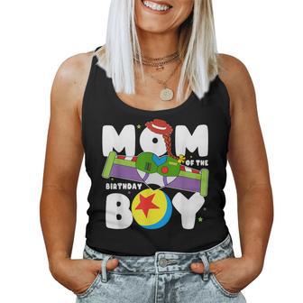 Mom Of The Birthday Boy Toy Lover Story B-Day Party Women Tank Top - Thegiftio UK
