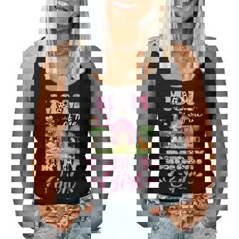 Mom Of The Birthday Girl 1St Birthday Cow Farm Family Women Tank Top - Monsterry