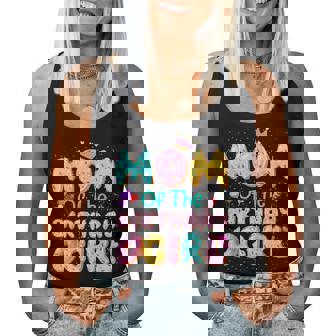 Mom Of The Birthday Girl Sweet Donut Matching Family Party Women Tank Top - Thegiftio