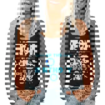 Mom Of The Boss Birthday Boy Baby Decor Family Matching Women Tank Top - Seseable