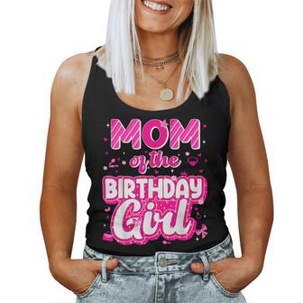 Mom And Dad Birthday Girl Family Matching Party Decorations Women Tank Top - Monsterry