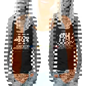 Mom Retro Monster Truck Family Crew Birthday Matching Women Tank Top | Seseable FR