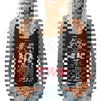 Mom Of The Two Fast 2Nd Birthday Racing Car Family Women Tank Top - Thegiftio