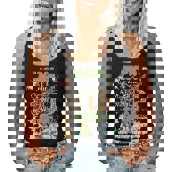 Mom Of The Wild One 1St Birthday Family Safari Jungle Party Women Tank Top - Thegiftio