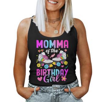 Momma Of The Birthday Girl Rolling Skate Bday Family Women Tank Top - Thegiftio