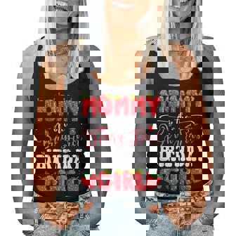 Mommy Of Berry First Birthday Girl Strawberry 1St Bday Women Tank Top - Monsterry