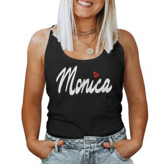 Monica Niñas Y Es Nombre Personalizado Monica Camiseta sin mangas para mujer - Regaloses