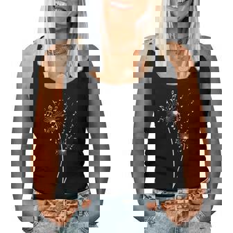 Music Flowers Dandelion Musician Women Tank Top - Seseable