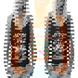 My Bowling Technique Isecret 面白いボウラーボウリング レディースタンクトップ - Kawaiitshirt