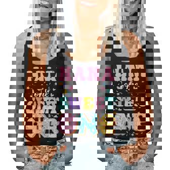 Nana Of The Sweet One 1St Birthday Donut Bday Party Women Tank Top | Mazezy